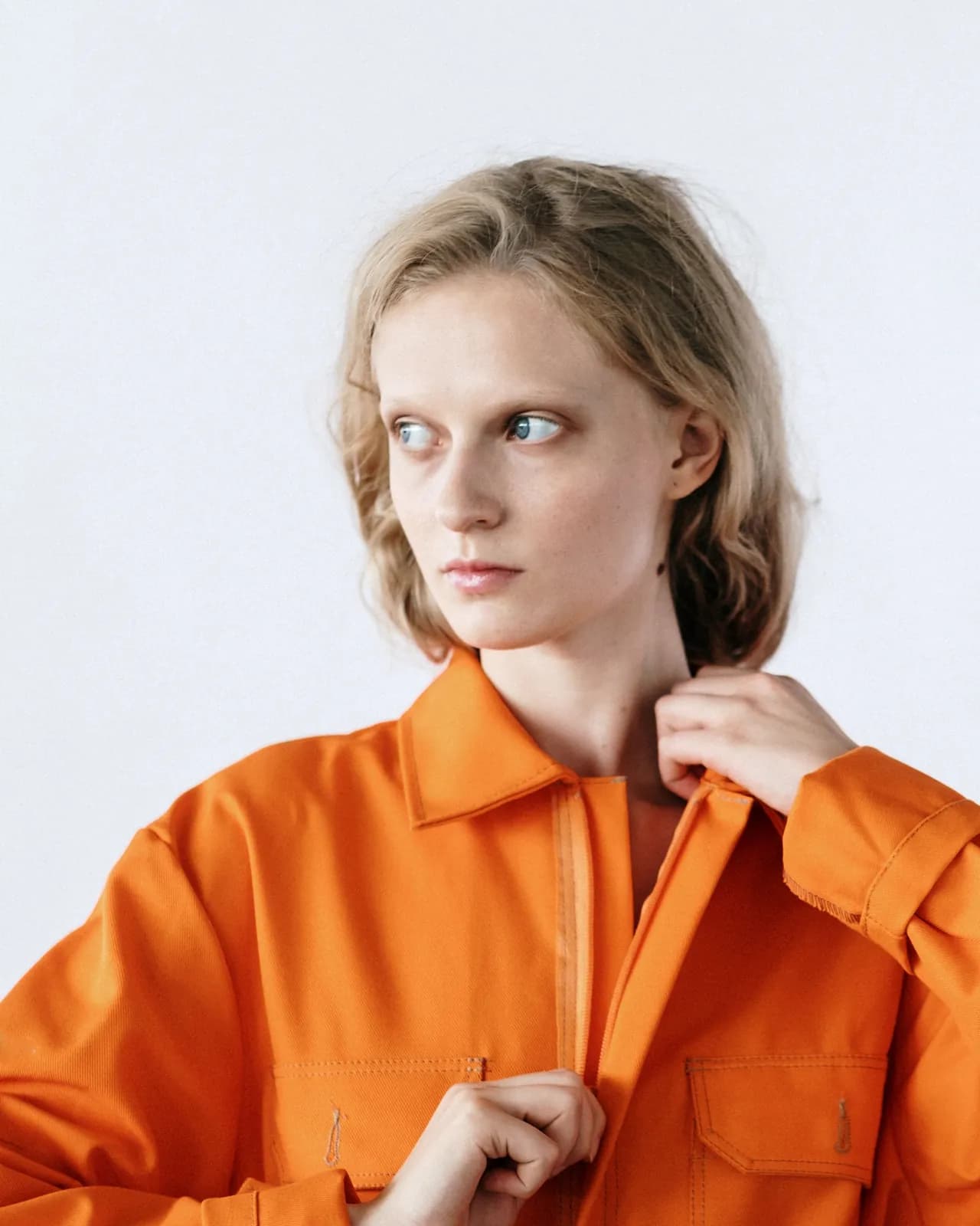 Sobrecamisa Sarja Laranja, cor laranja